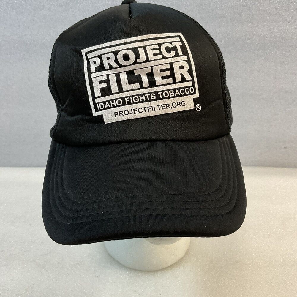 Project Filter Idaho Fights Tobacco Anti Smoking Adjustable Mesh Ballcap Hat